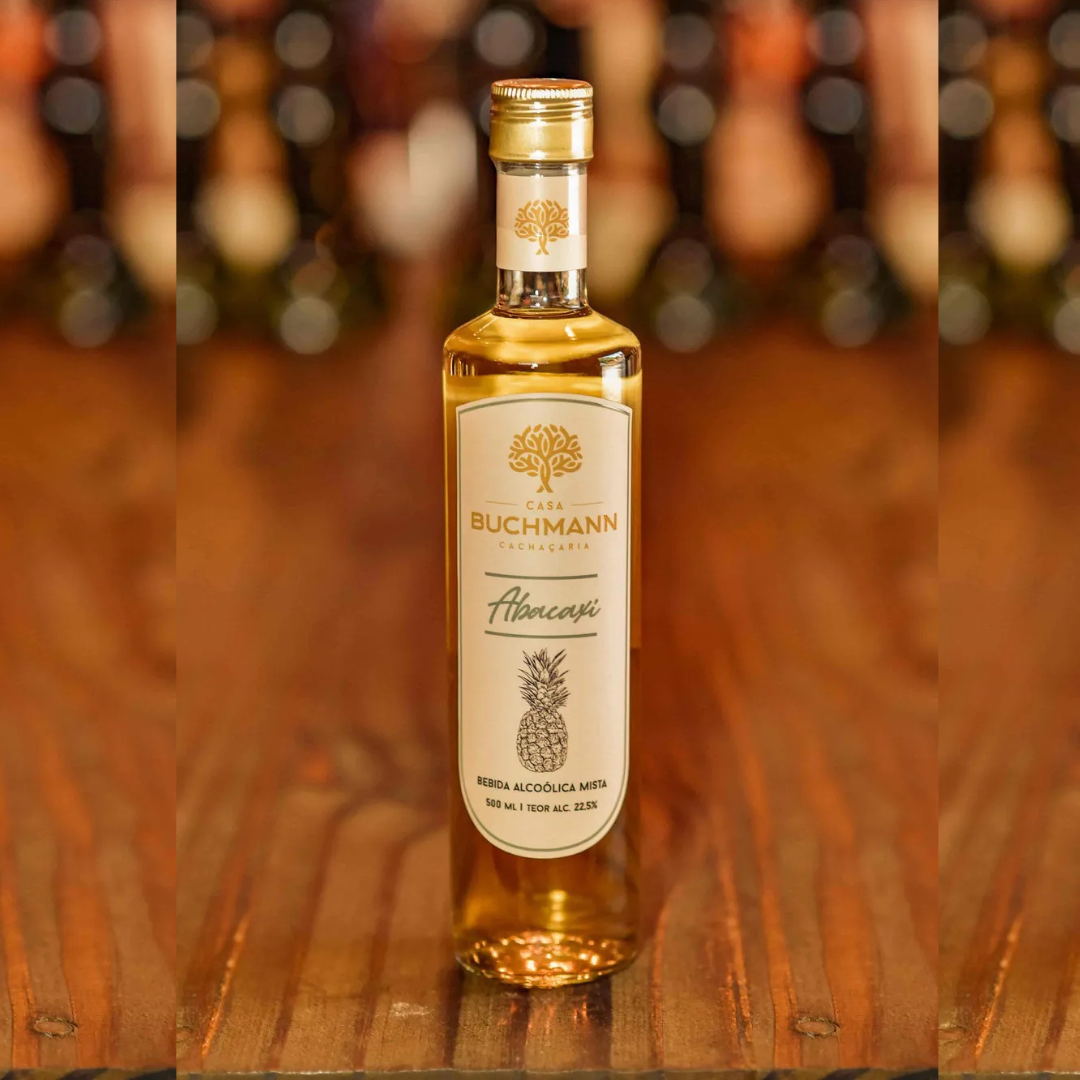 CACHAÇA MISTA COM SABOR DE ABACAXI (500Ml)