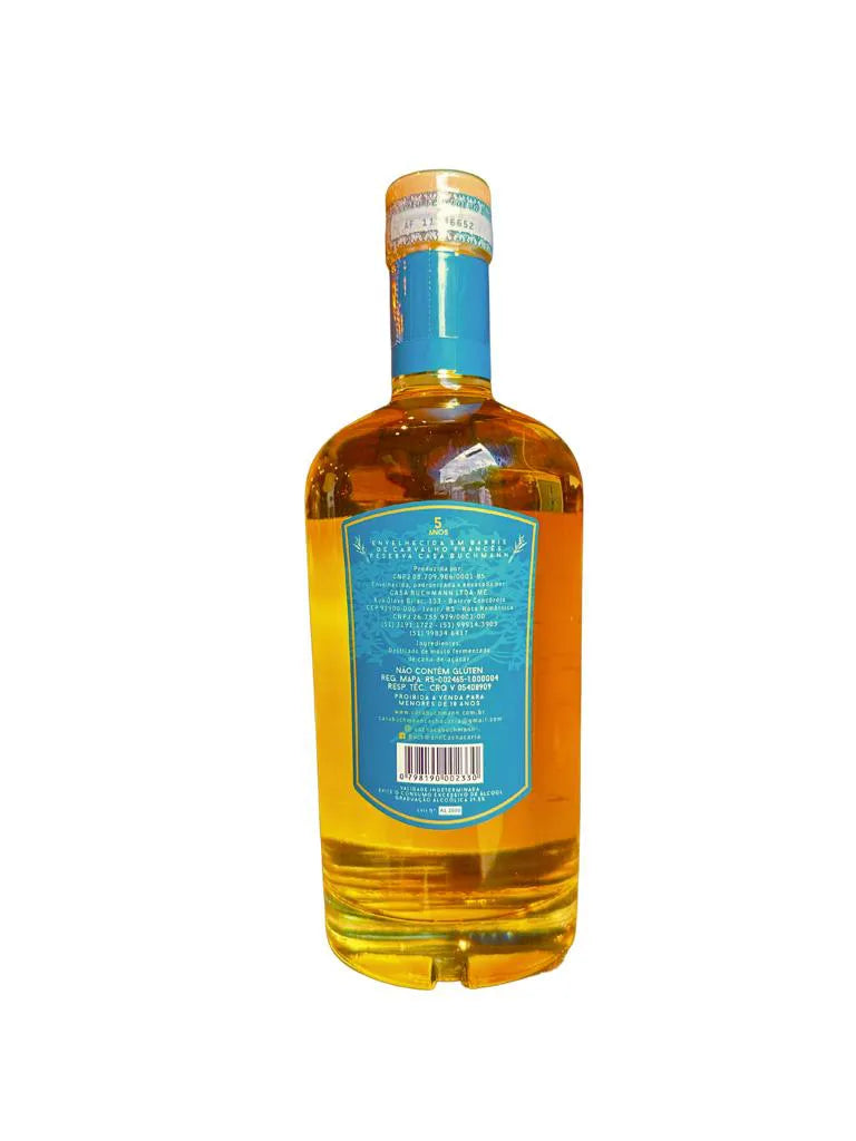 CACHAÇA ENVELHECIDA EM CARVALHO FRANCÊS 5 ANOS (700Ml)