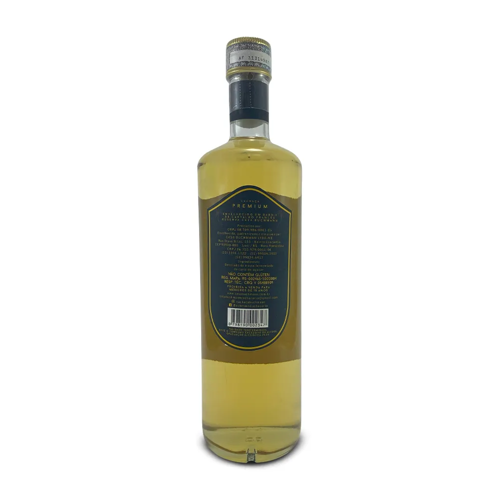 CACHAÇA ENVELHECIDA EM CARVALHO FRANCÊS 3 ANOS (700Ml)