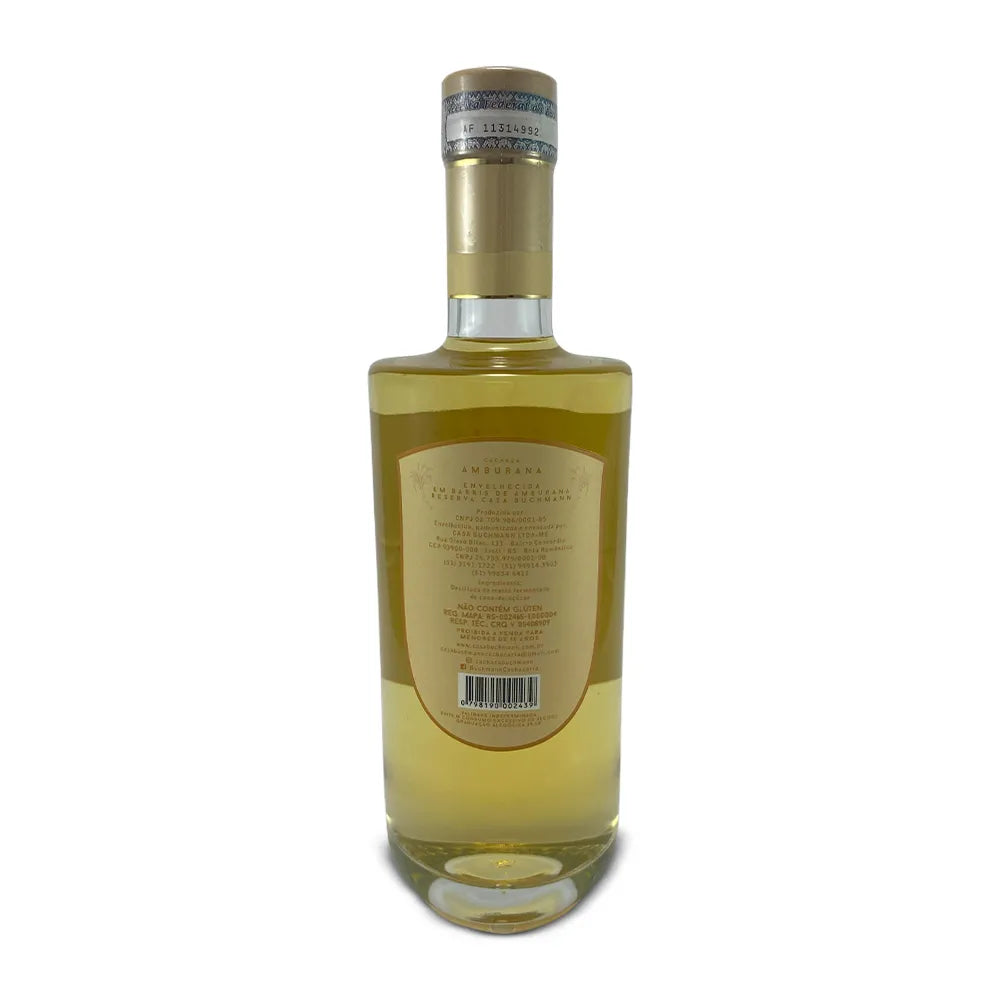 CACHAÇA ENVELHECIDA EM MADEIRA AMBURANA 3 ANOS (700Ml)