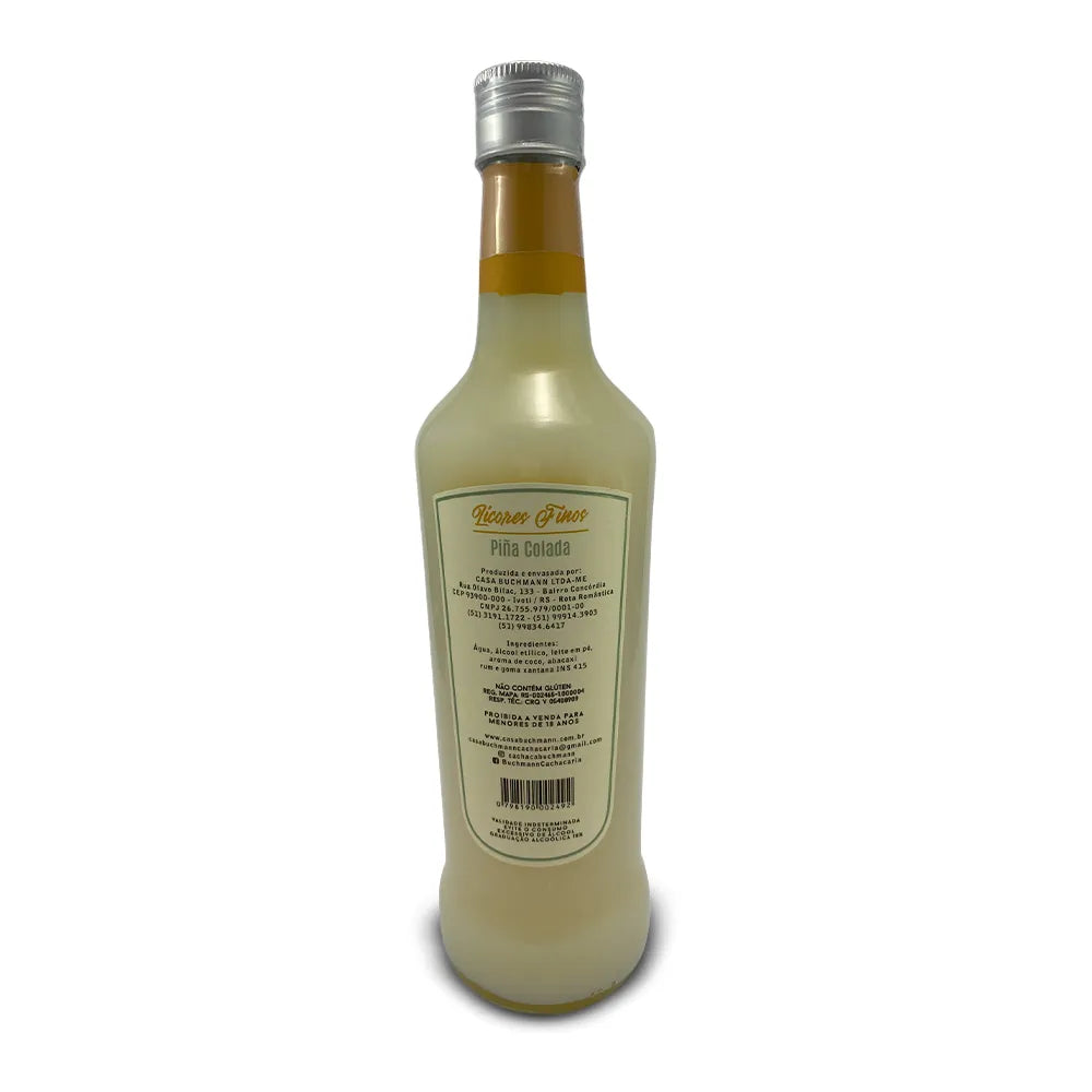 LICOR FINO COM SABOR DE PIÑA COLADA (700Ml)