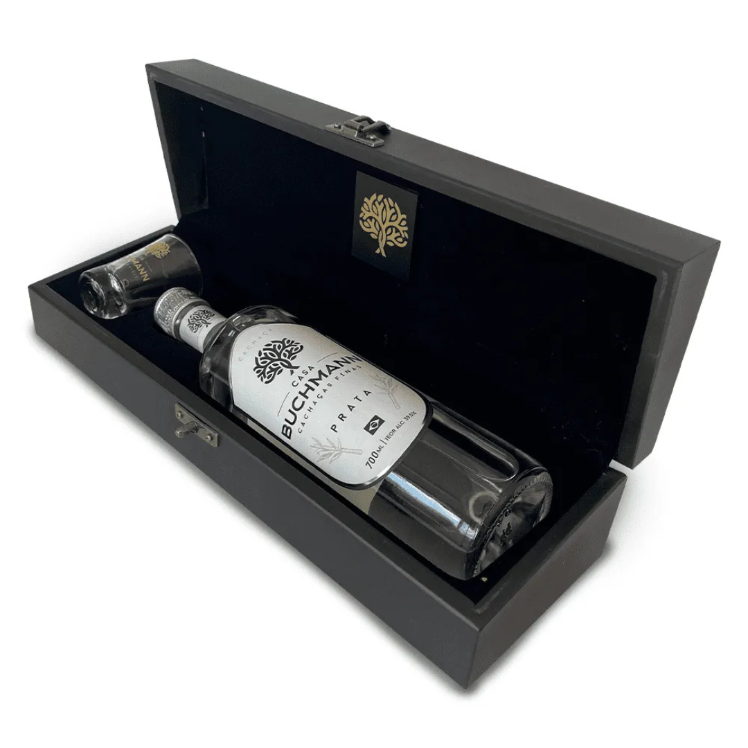 KIT CACHAÇA DE ALAMBIQUE (700Ml) | CAIXA MODERNA