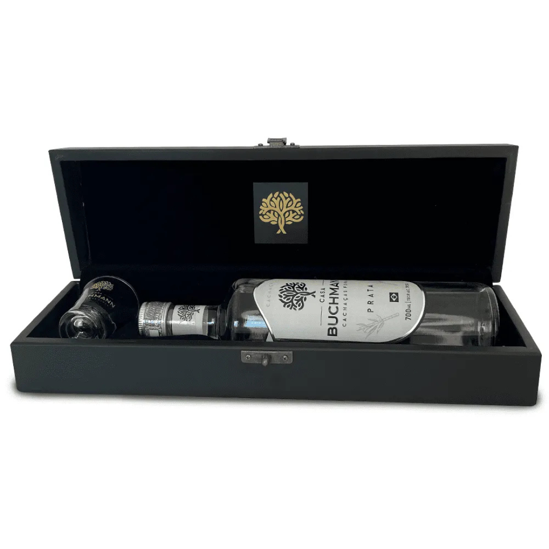KIT CACHAÇA DE ALAMBIQUE (700Ml) | CAIXA MODERNA