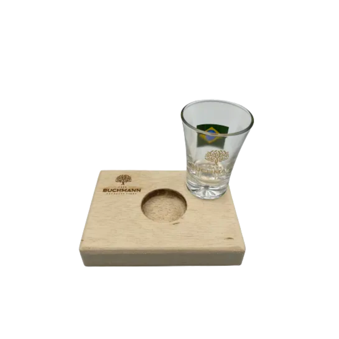 KIT COPO DE SHOT & PORTA COPO (2 peças)